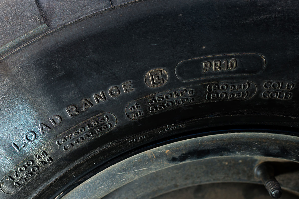 Tyre Load Rating Chart Australia