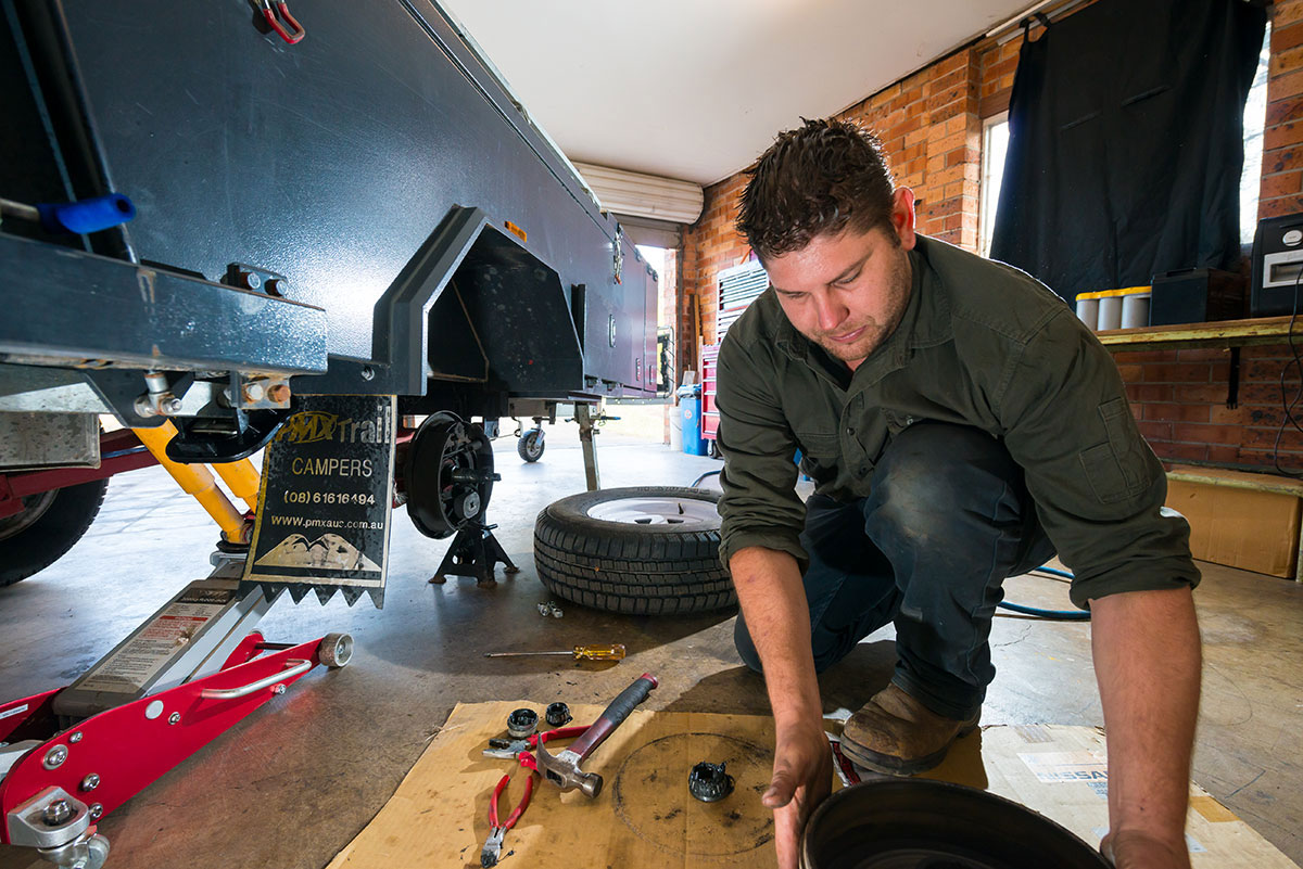 Replacing-wheel-bearings-on-camper-trailer