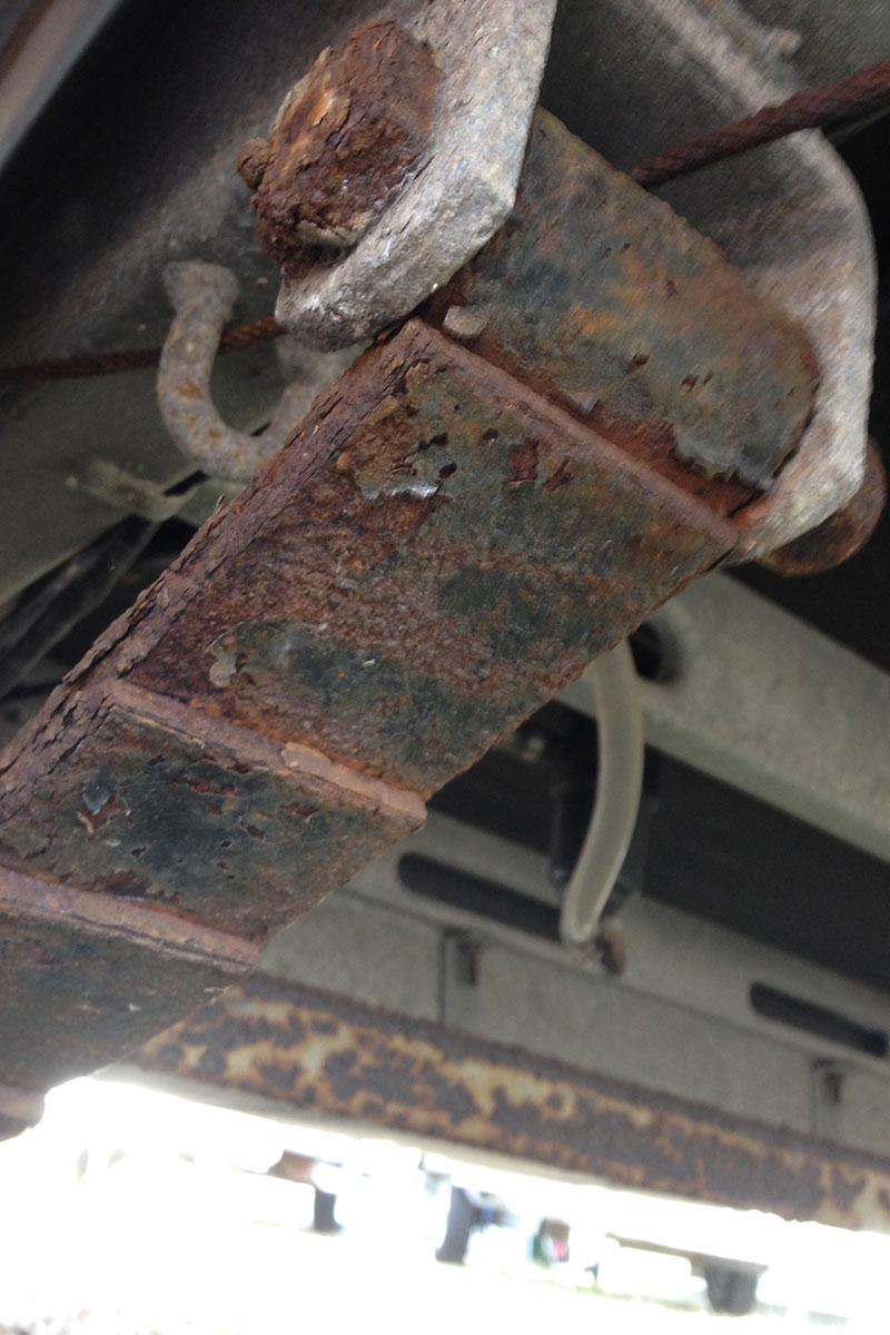 Rusted-suspension